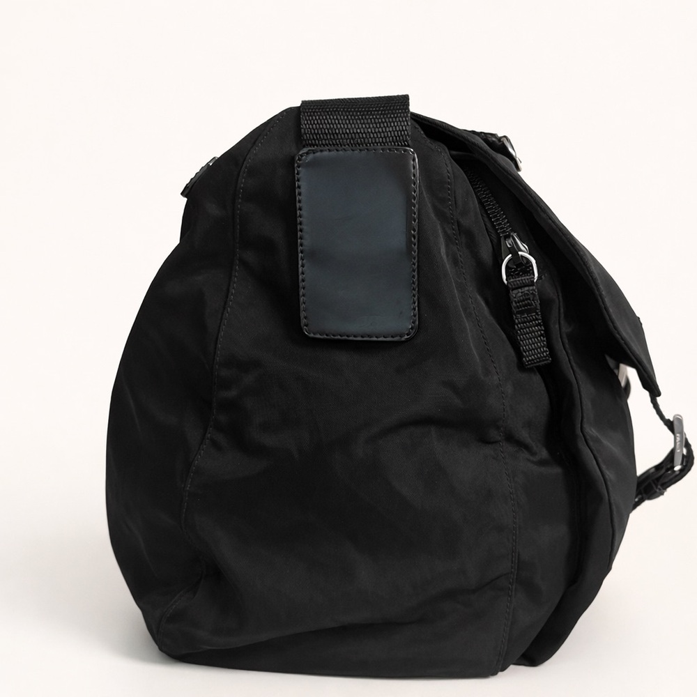 Prada Black Tessuto Nylon Messenger Bag - Picture 4 of 11